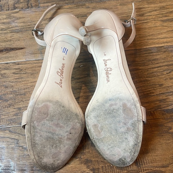Sam Edelman Patti Ankle Strap Nude Heel - Picture 3 of 4
